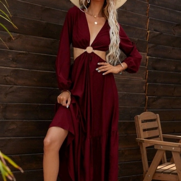 🌹Ring Cut Out Dress - Picture 7 of 8